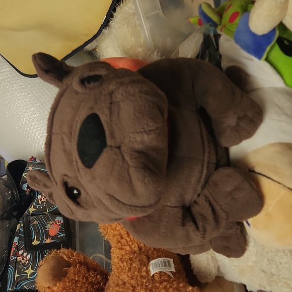 Dandee Shar Pei Dog Plush Stuffed Animal Toy 14" - Picture 2 of 7